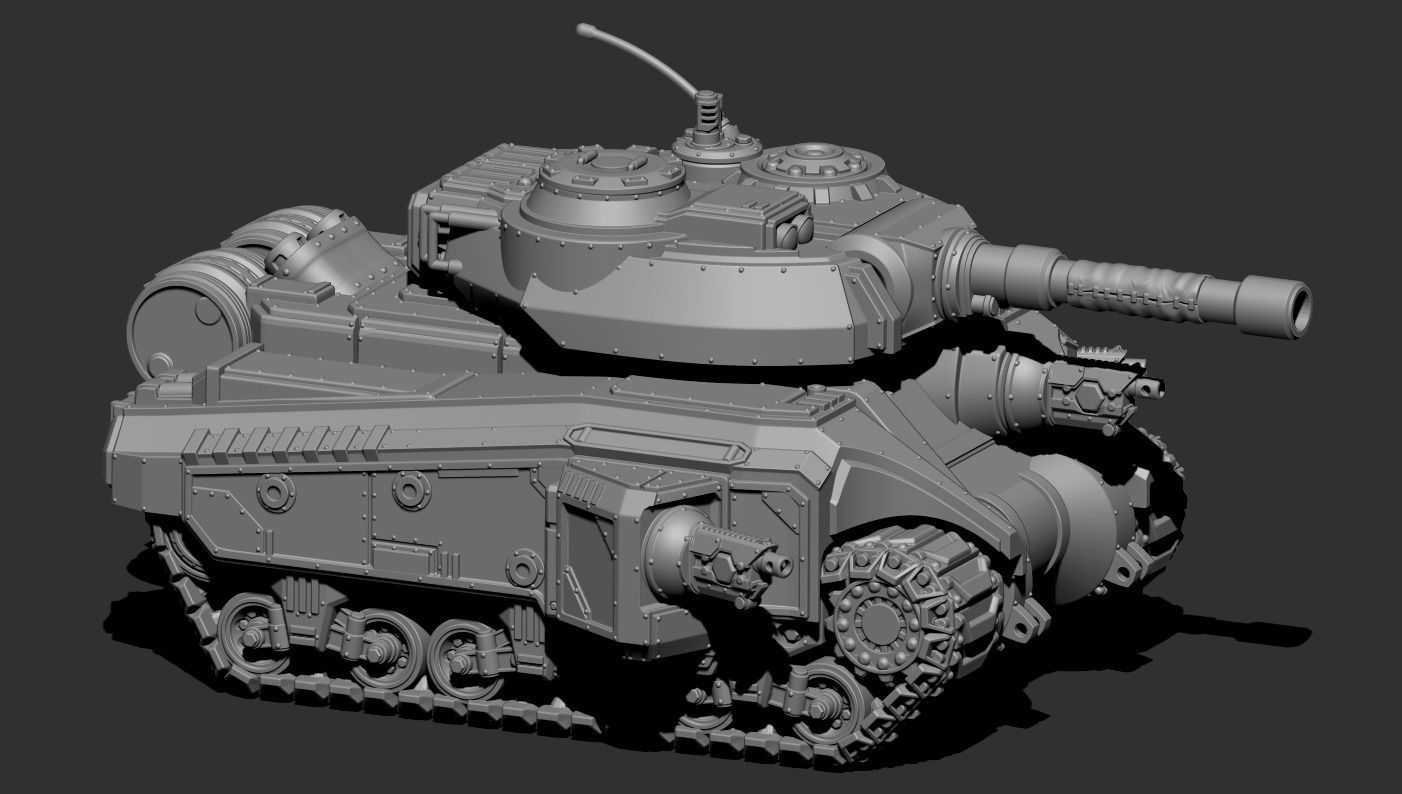 Primus Scions - Percheron Battle Tank 3D print model_5