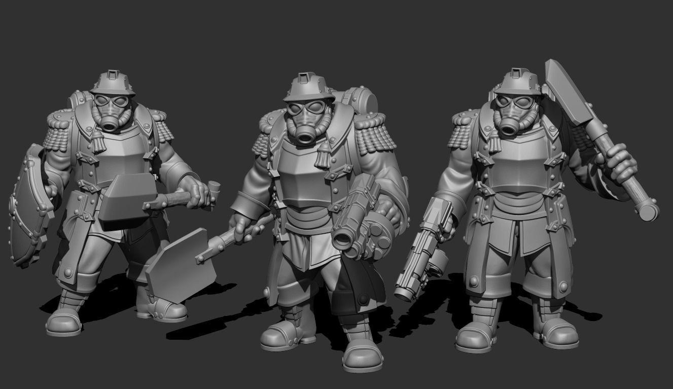 Primus Scion - Ogre Squad 3D print model_9