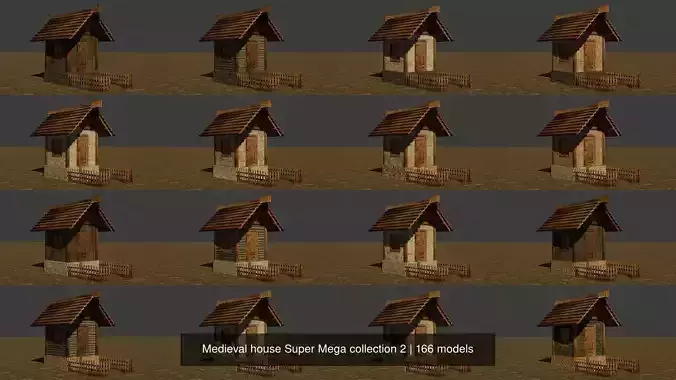Medieval house Super Mega collection 2