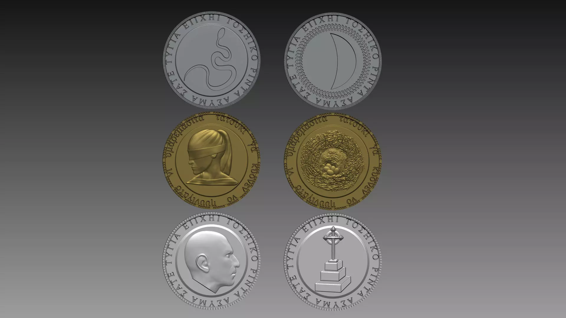 silent hill 2 coin puzzle 3D print model_0