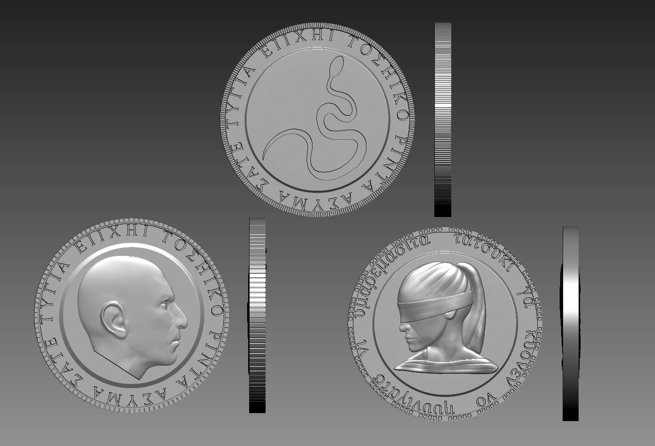 silent hill 2 coin puzzle 3D print model_2