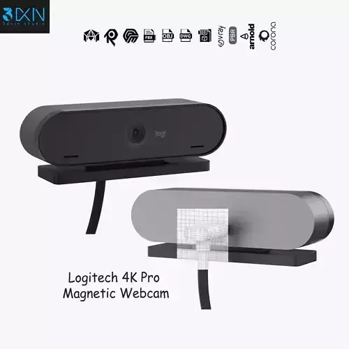 Logitech 4K Pro Magnetic USB Webcam 3D model