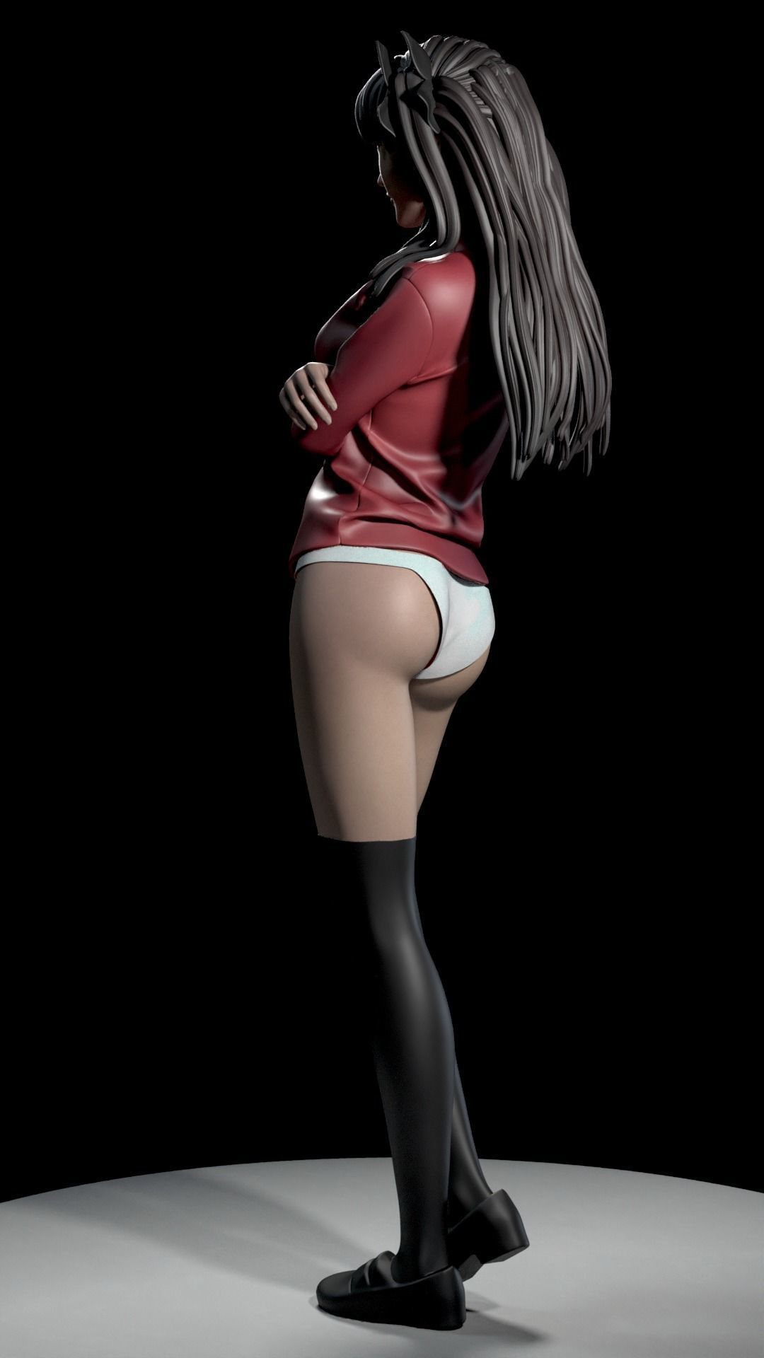 RIN TOSHAKA FROM FATE 3D print model_33