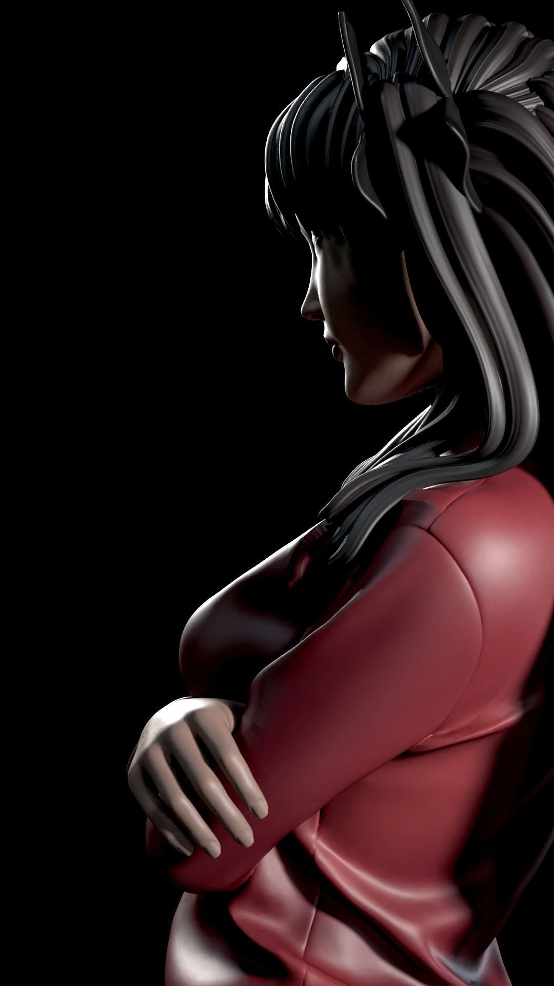 RIN TOSHAKA FROM FATE 3D print model_10