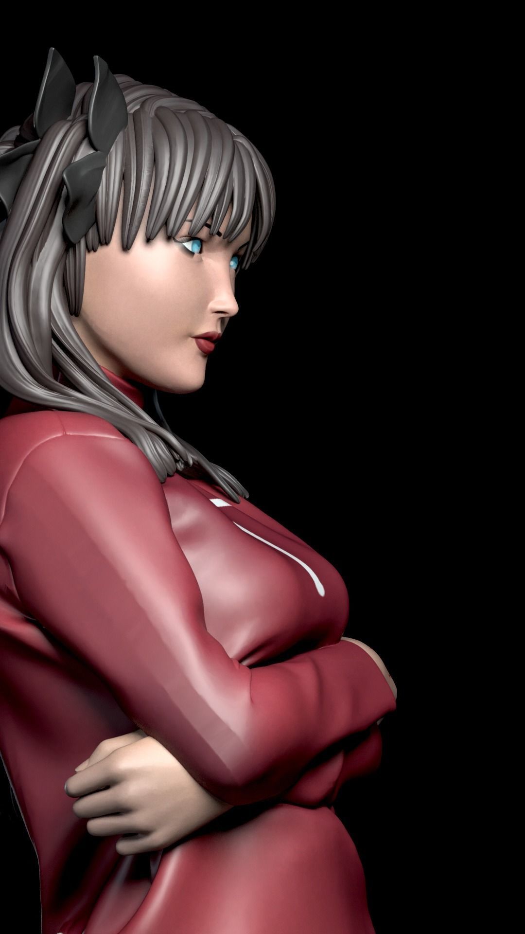 RIN TOSHAKA FROM FATE 3D print model_16