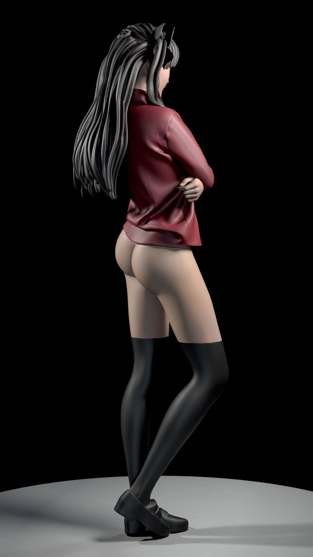 RIN TOSHAKA FROM FATE 3D print model_48