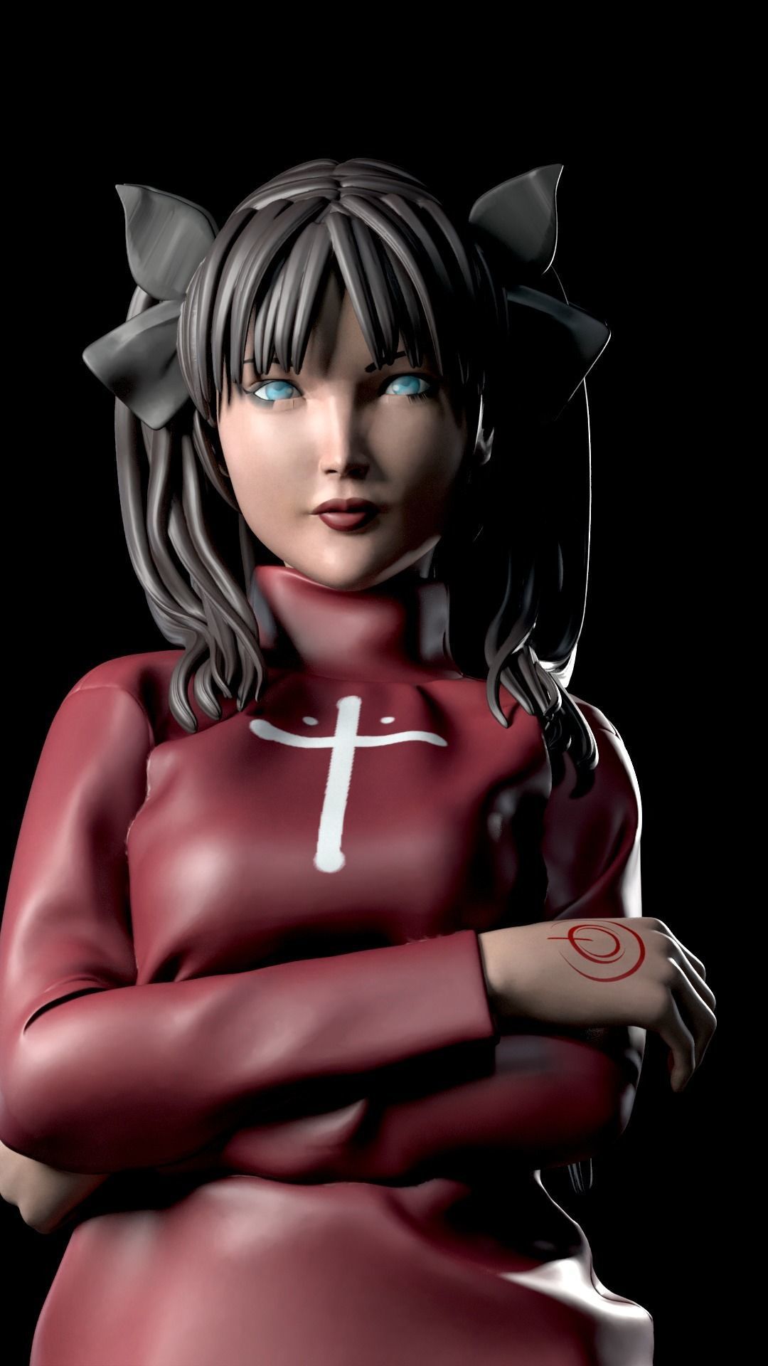 RIN TOSHAKA FROM FATE 3D print model_6