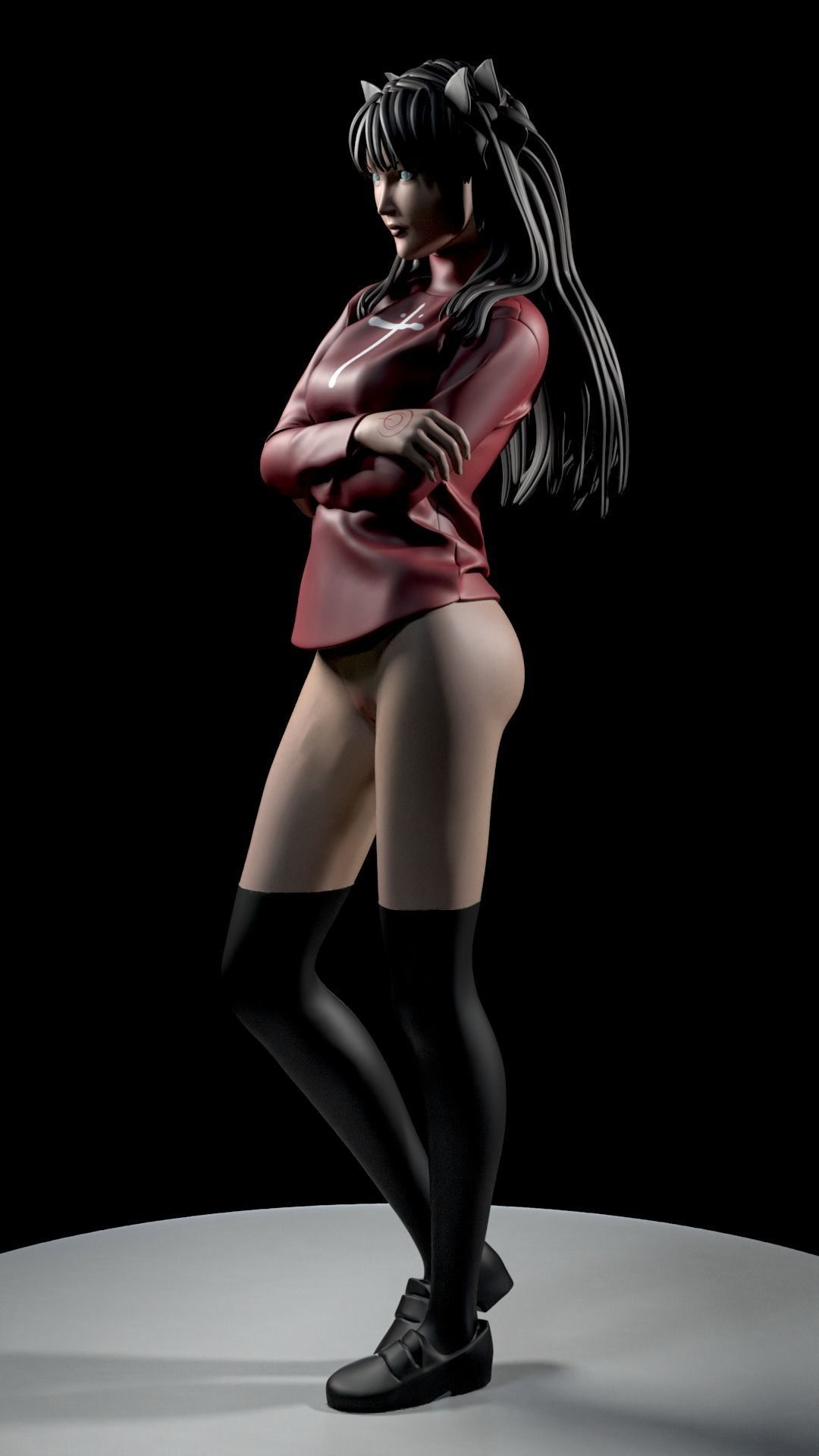 RIN TOSHAKA FROM FATE 3D print model_43