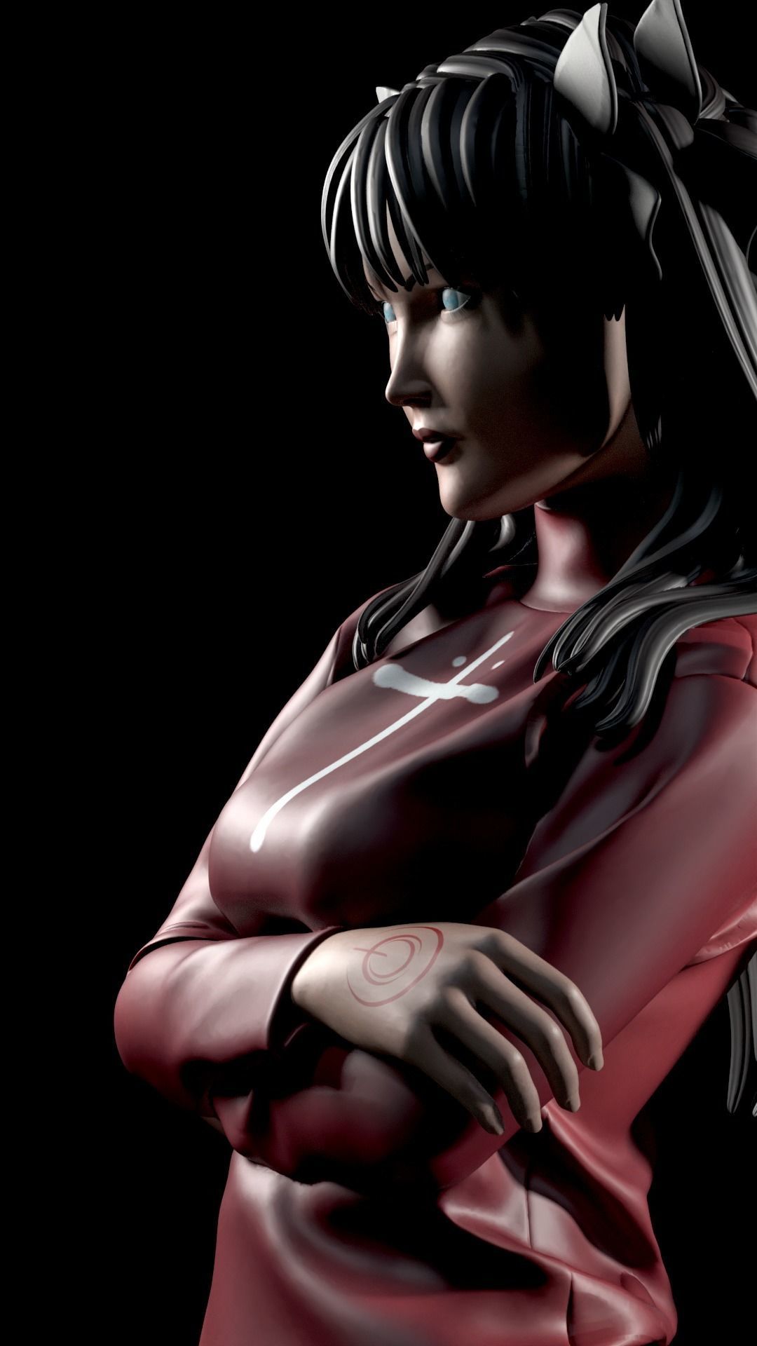 RIN TOSHAKA FROM FATE 3D print model_9