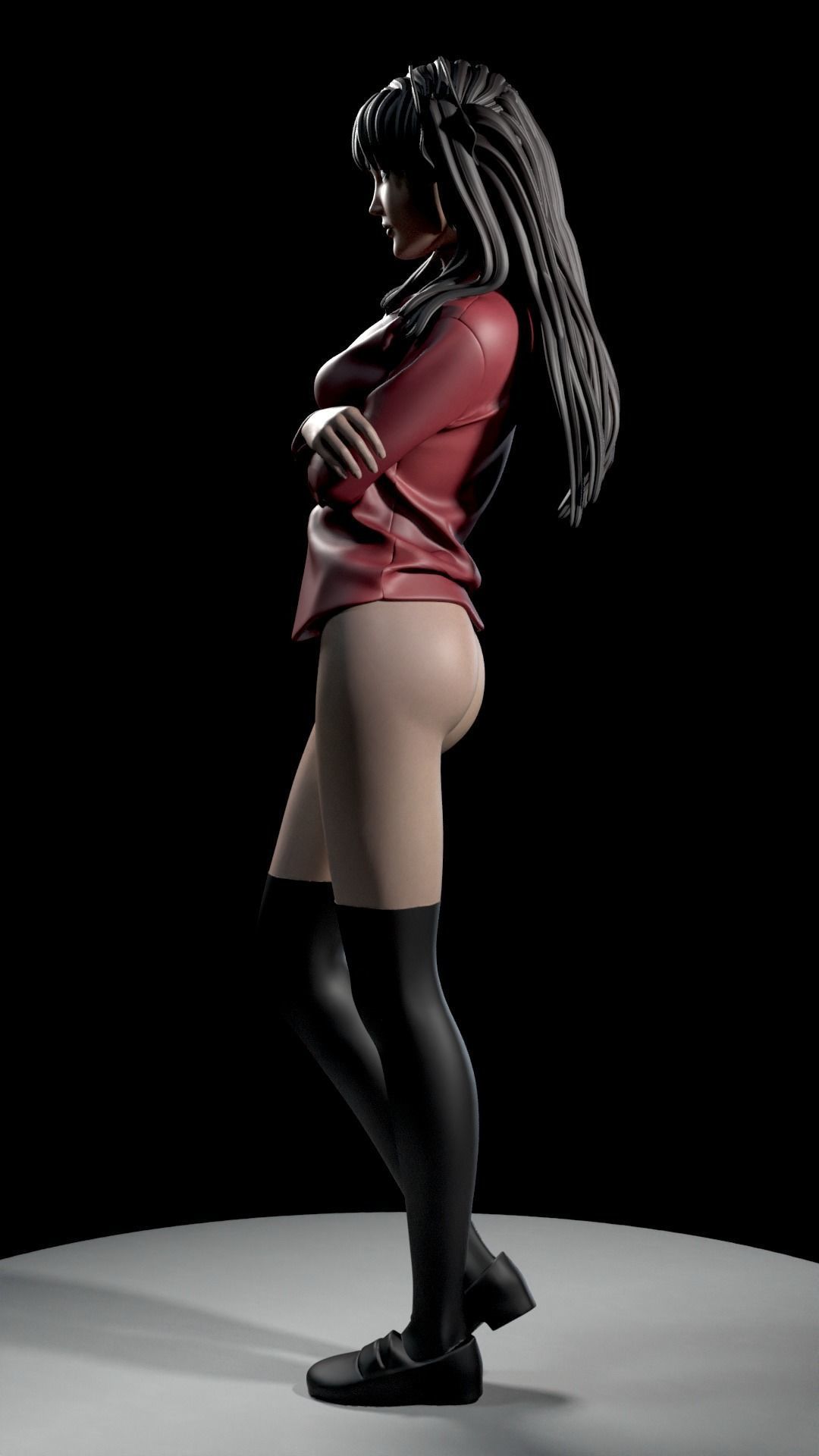 RIN TOSHAKA FROM FATE 3D print model_44