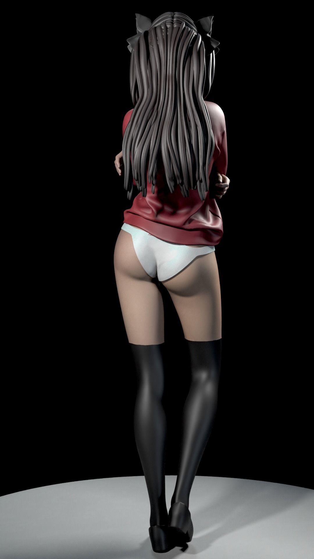 RIN TOSHAKA FROM FATE 3D print model_35