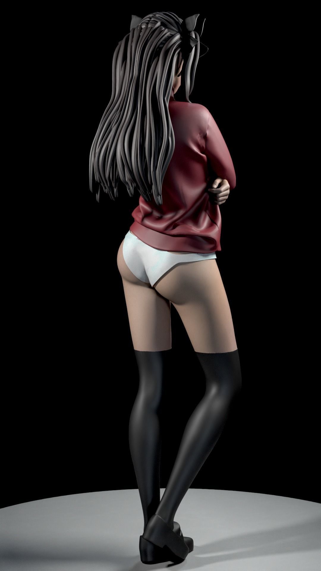 RIN TOSHAKA FROM FATE 3D print model_36