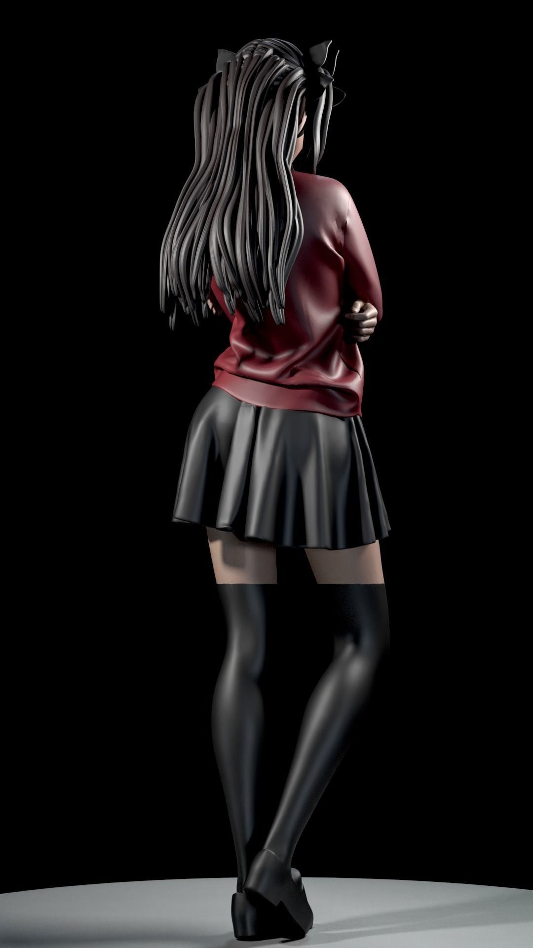 RIN TOSHAKA FROM FATE 3D print model_25