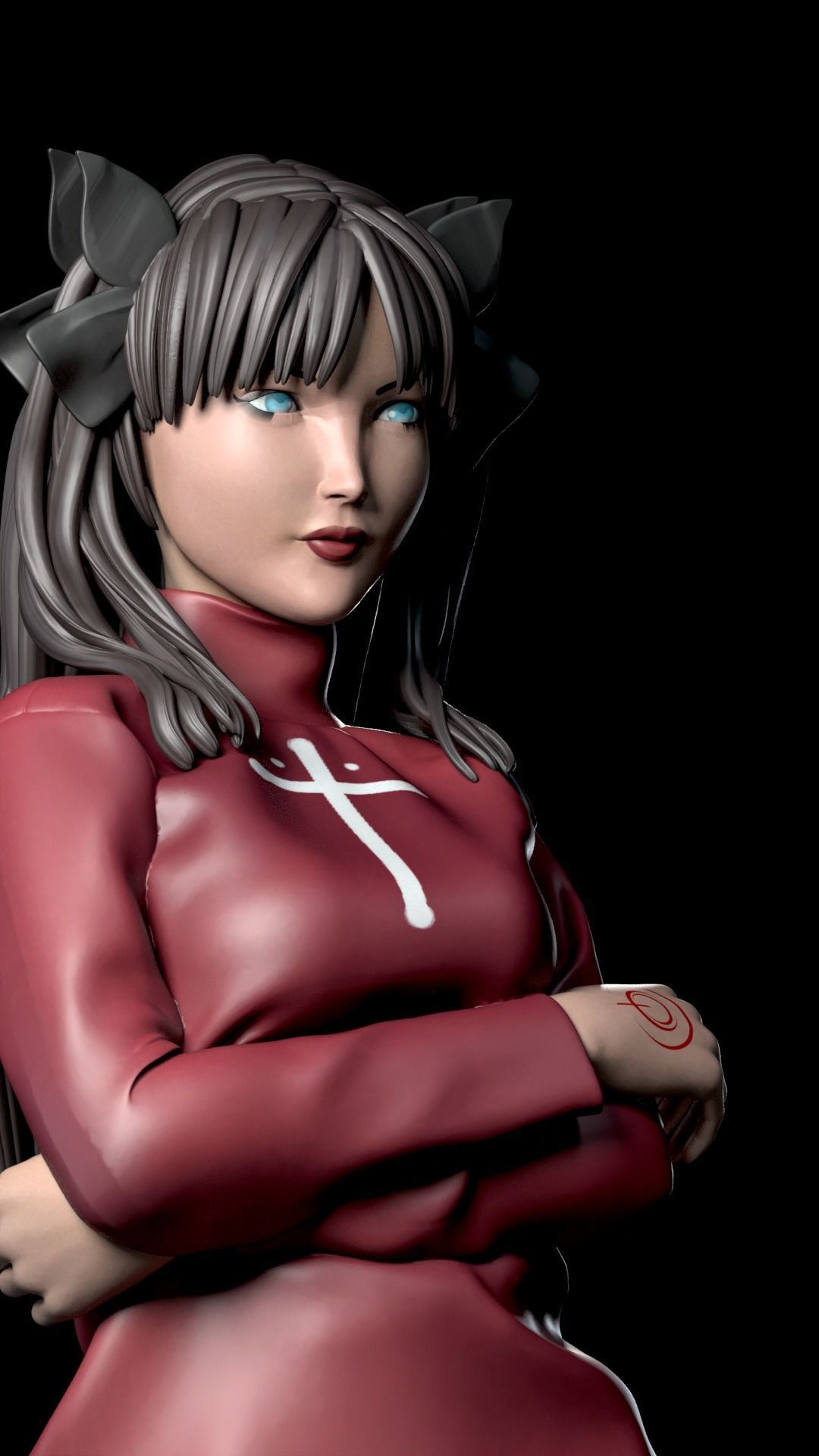 RIN TOSHAKA FROM FATE 3D print model_17