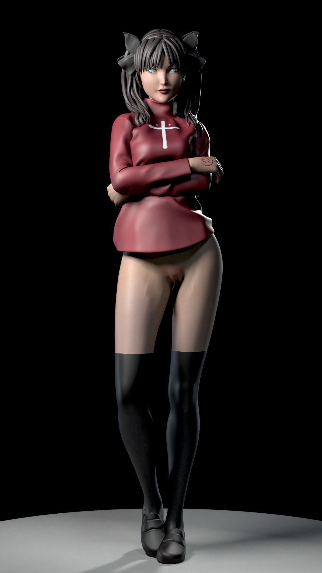 RIN TOSHAKA FROM FATE 3D print model_51