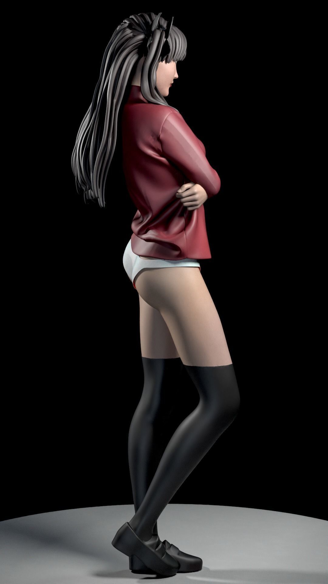 RIN TOSHAKA FROM FATE 3D print model_37