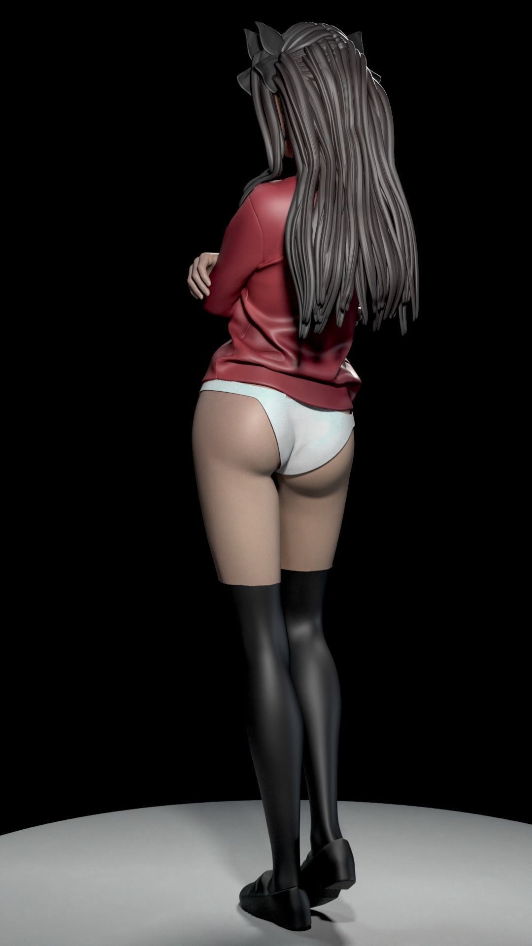 RIN TOSHAKA FROM FATE 3D print model_34