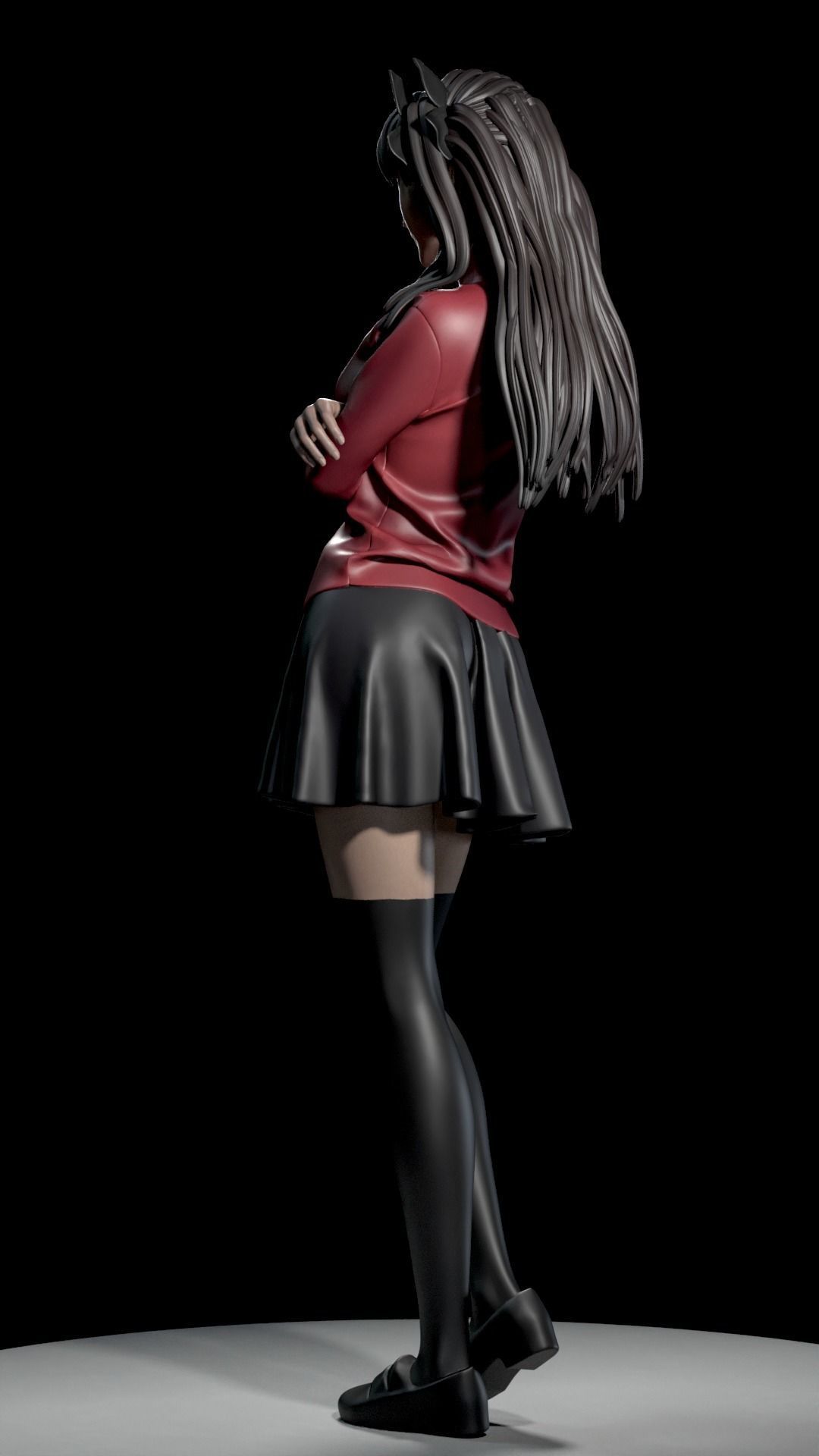 RIN TOSHAKA FROM FATE 3D print model_23