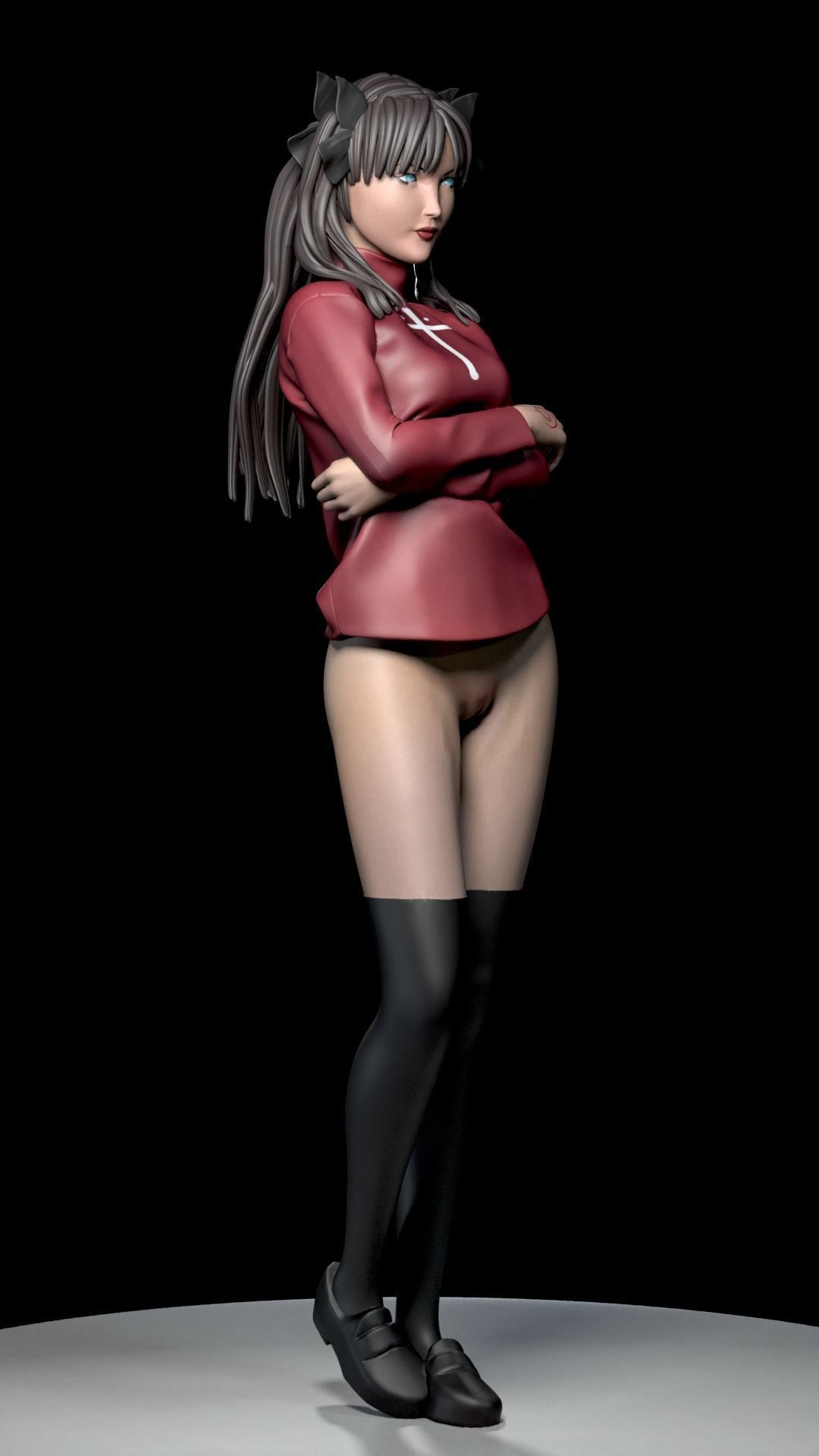 RIN TOSHAKA FROM FATE 3D print model_50