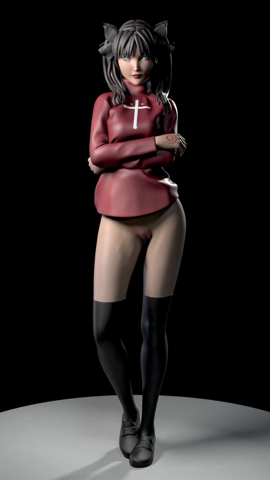 RIN TOSHAKA FROM FATE 3D print model_41