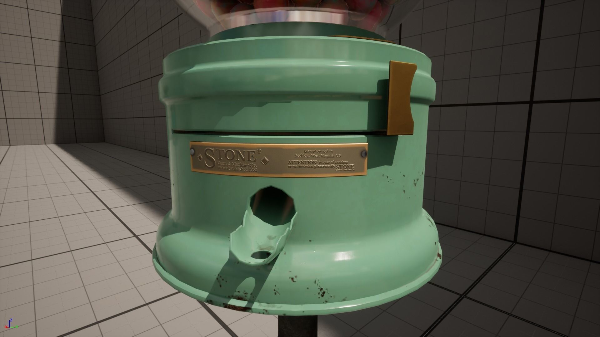 Modular Gumball Machine Low-poly 3D model_19