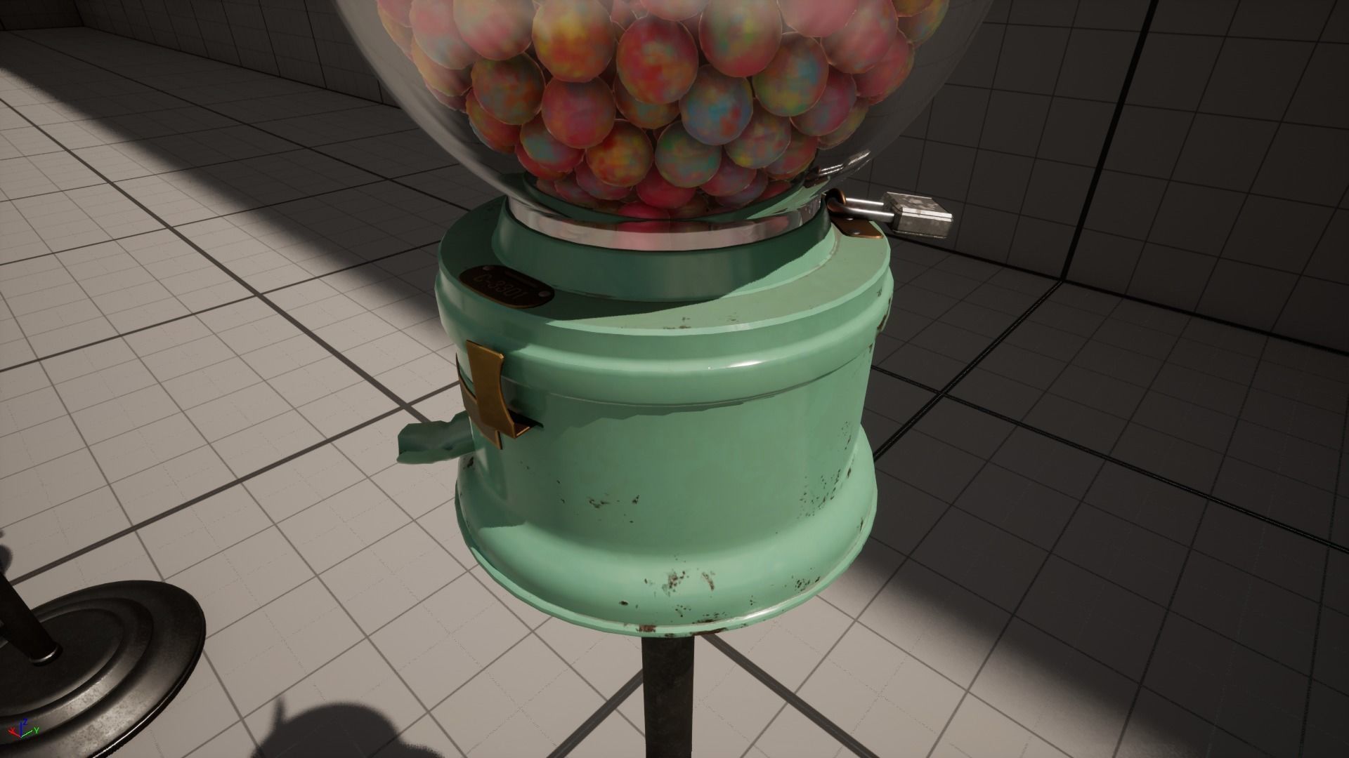 Modular Gumball Machine Low-poly 3D model_20