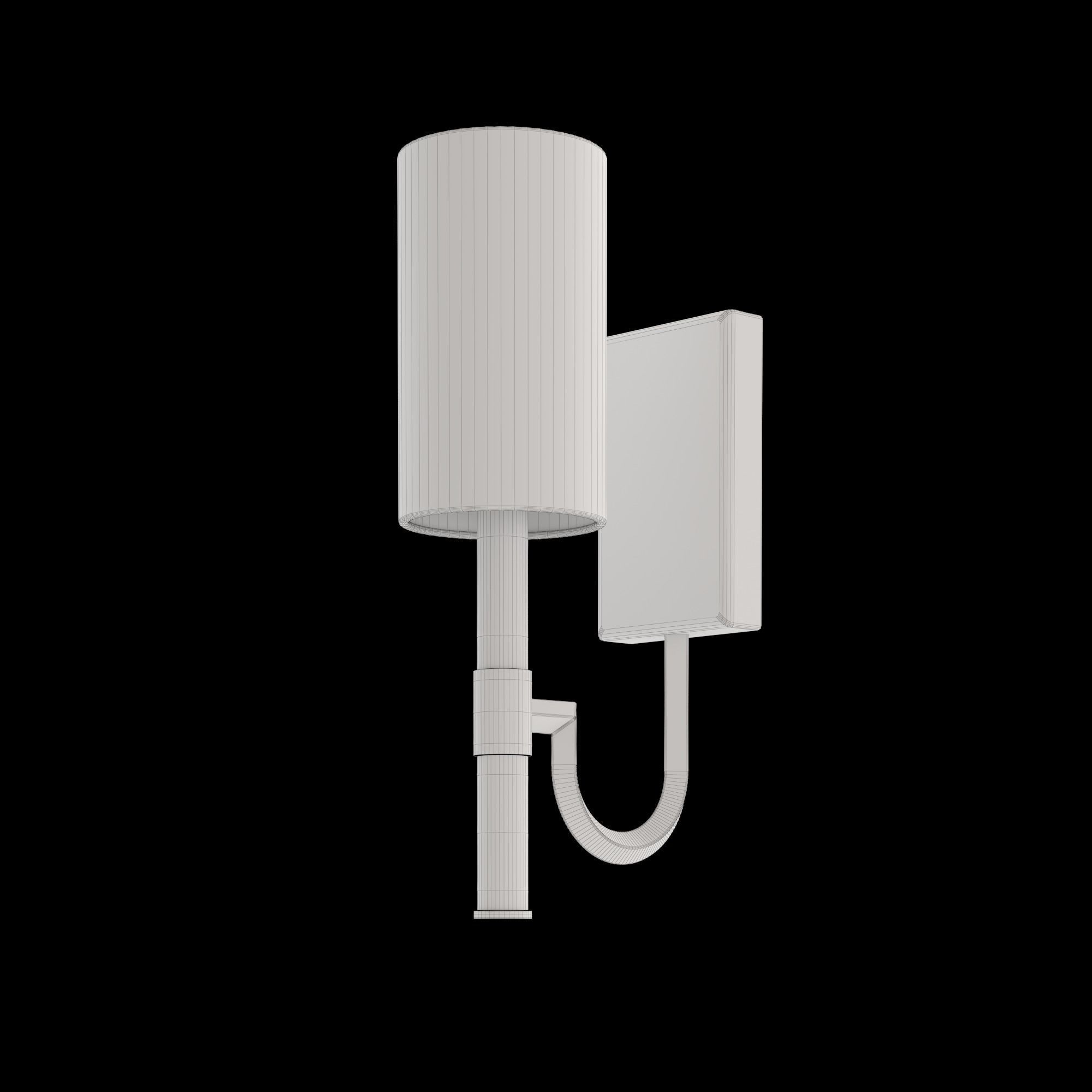 Gustine sconce 3D model_1