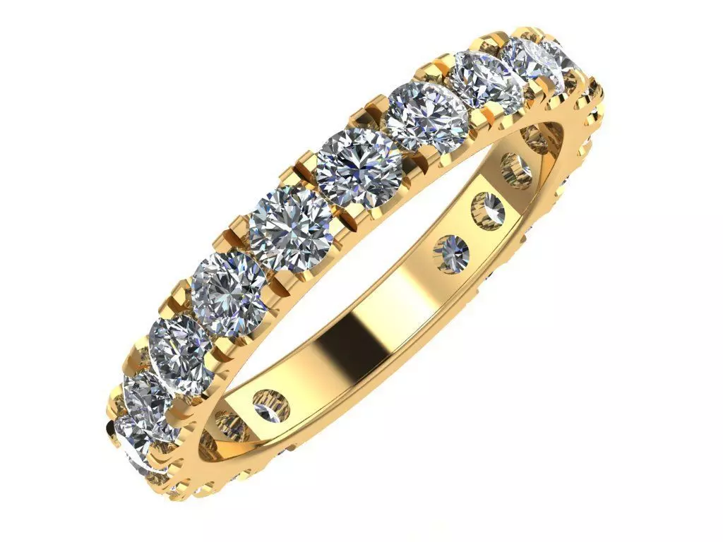 Diamond ring Free 3D print model