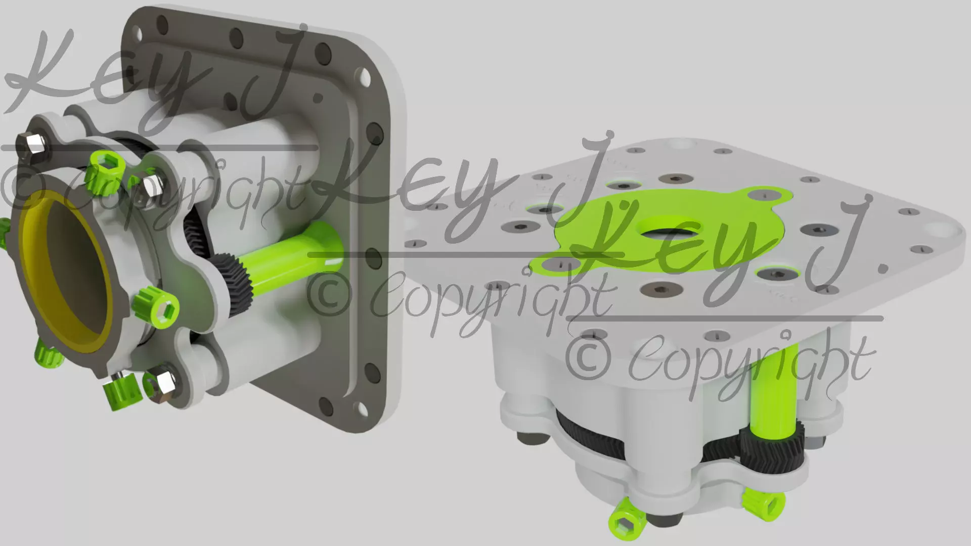 Wood router lifter - 3d model 3D model