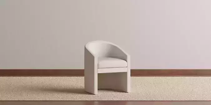 Curved Dining Or Desk Chair