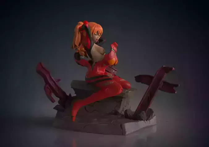 Asuka Langley Sohryu - Evangelion  3D print model