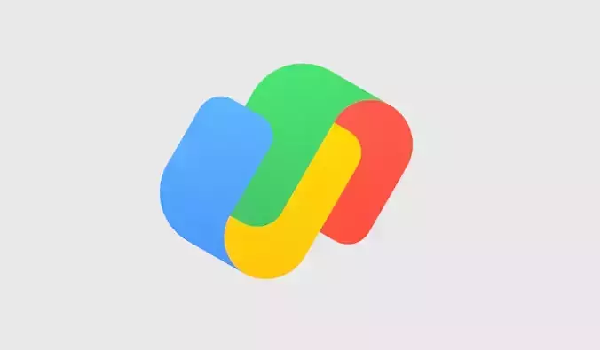 Google pay logo 3D model