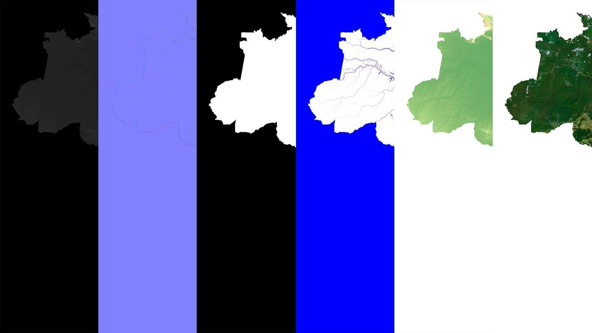 Brazil Terrain 3D Map 3D model_15