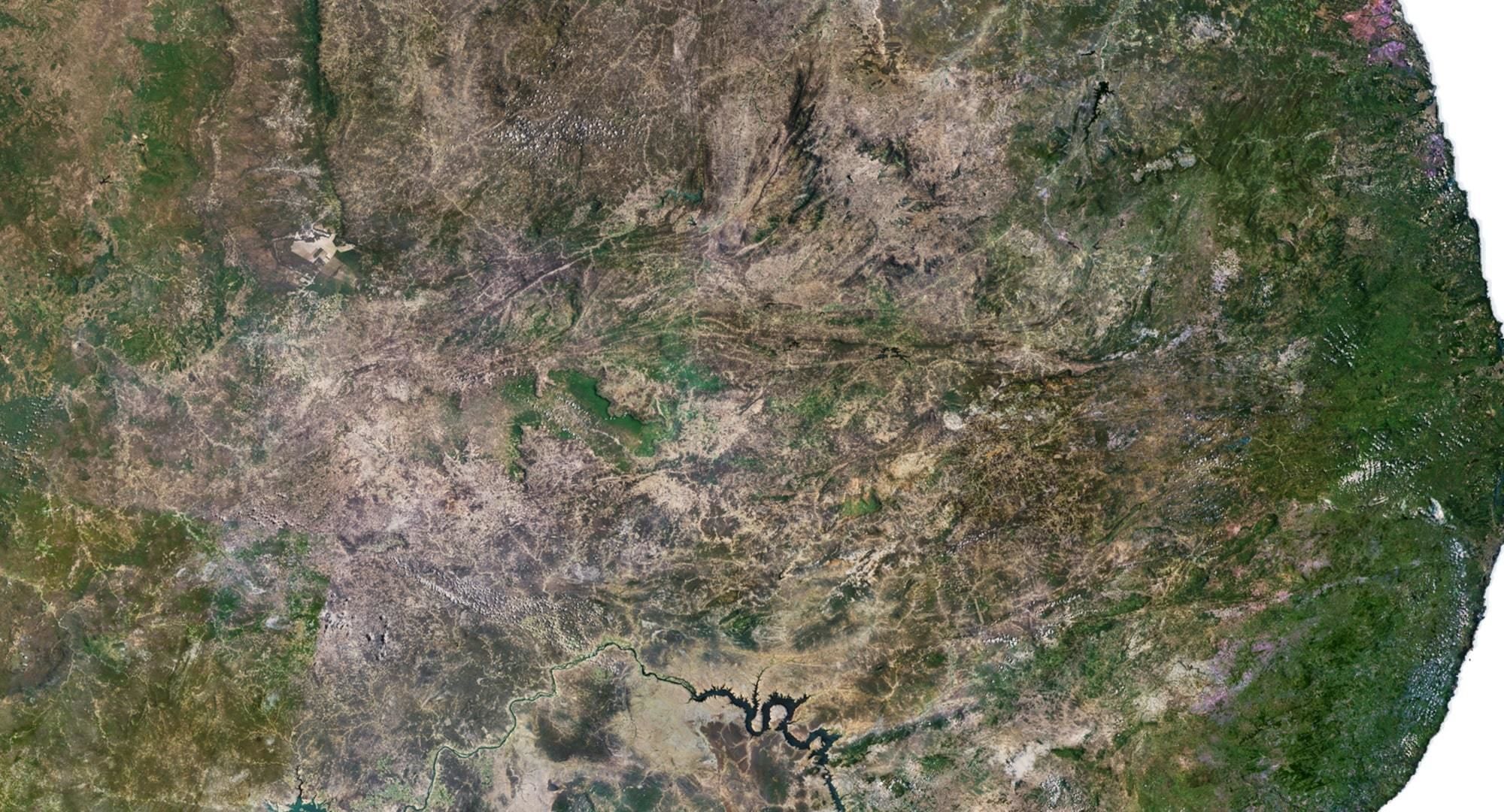 Brazil Terrain 3D Map 3D model_5