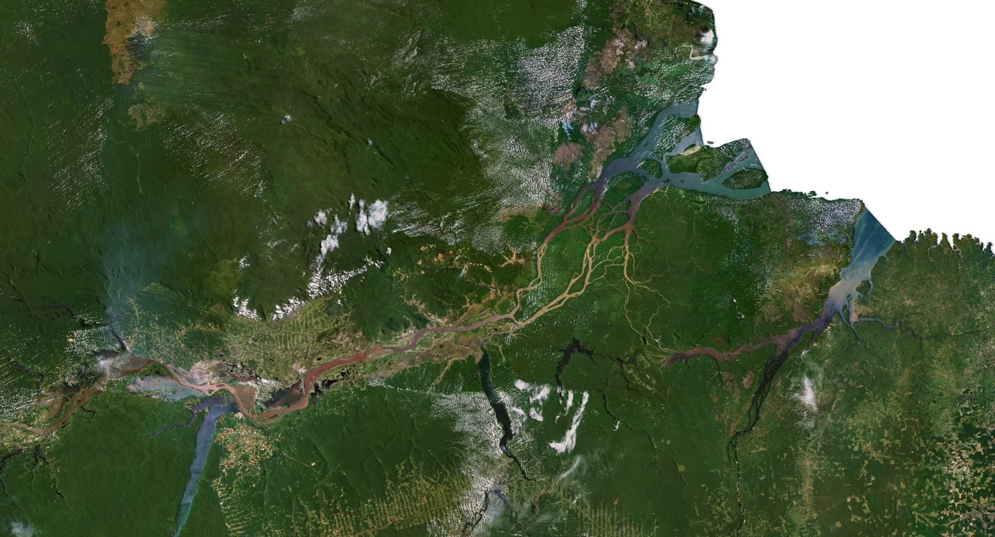 Brazil Terrain 3D Map 3D model_3