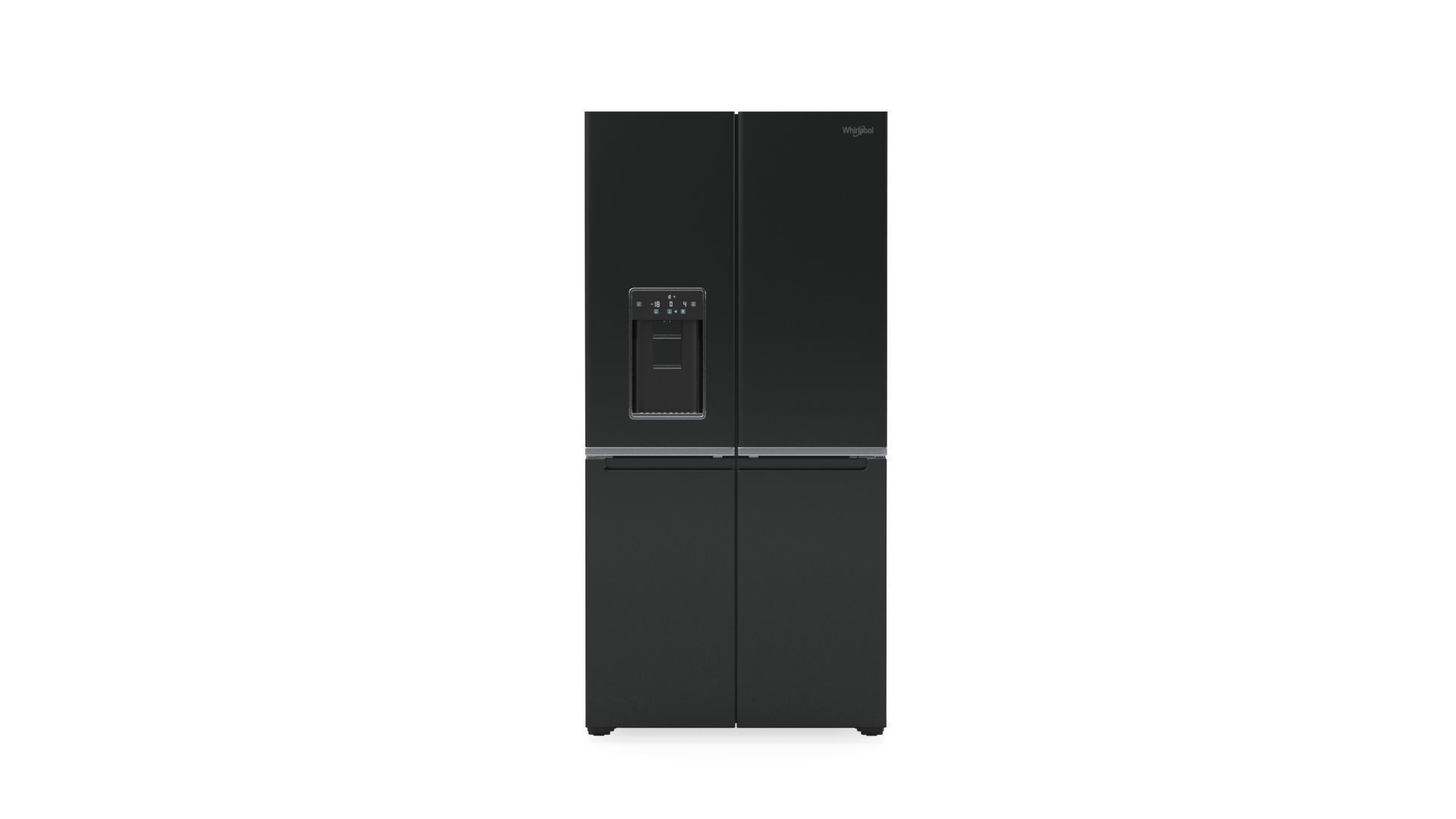 Whirlpool WQ70902TBX 592L French Door Fridge 3D model_5