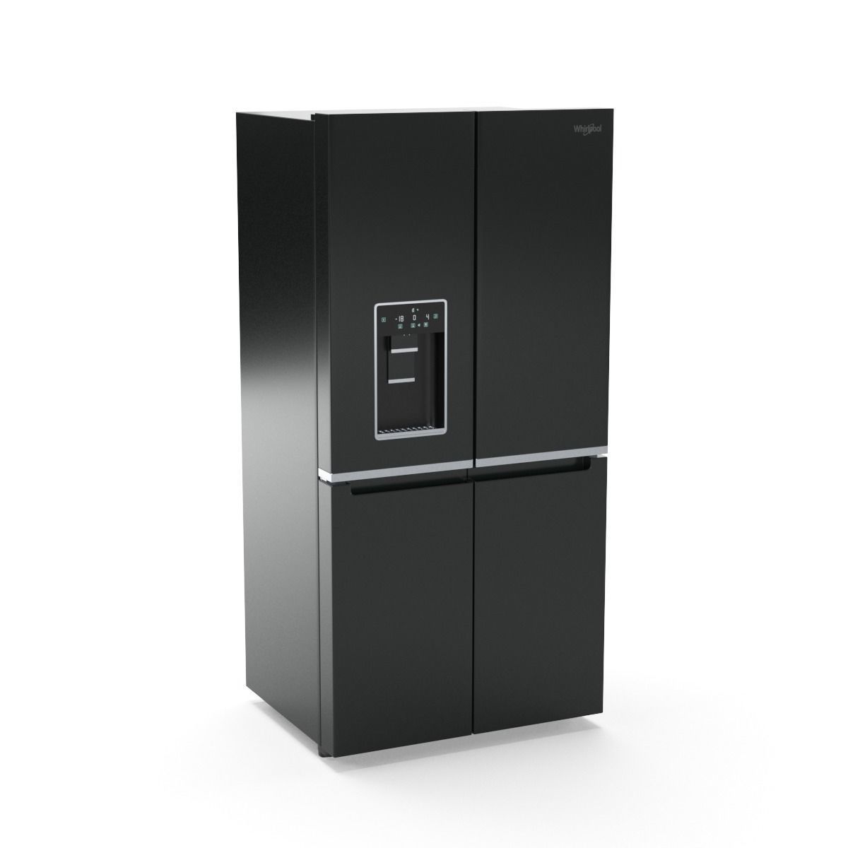 Whirlpool WQ70902TBX 592L French Door Fridge 3D model_13