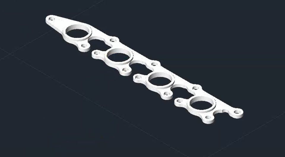 exhaust pipe 3D print model_3