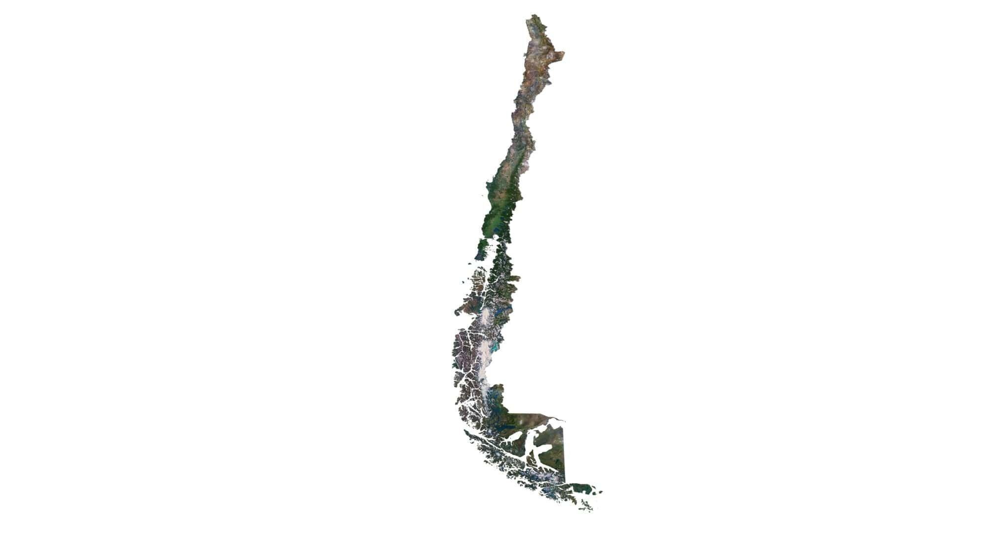 Chile Terrain 3D Map 3D model_7