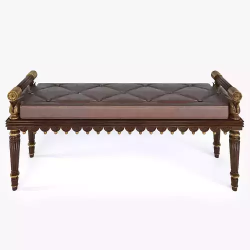 REGENCY STYLE HALL BENCH
