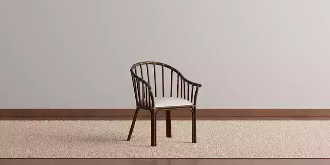 Fluted Dining Table Chair