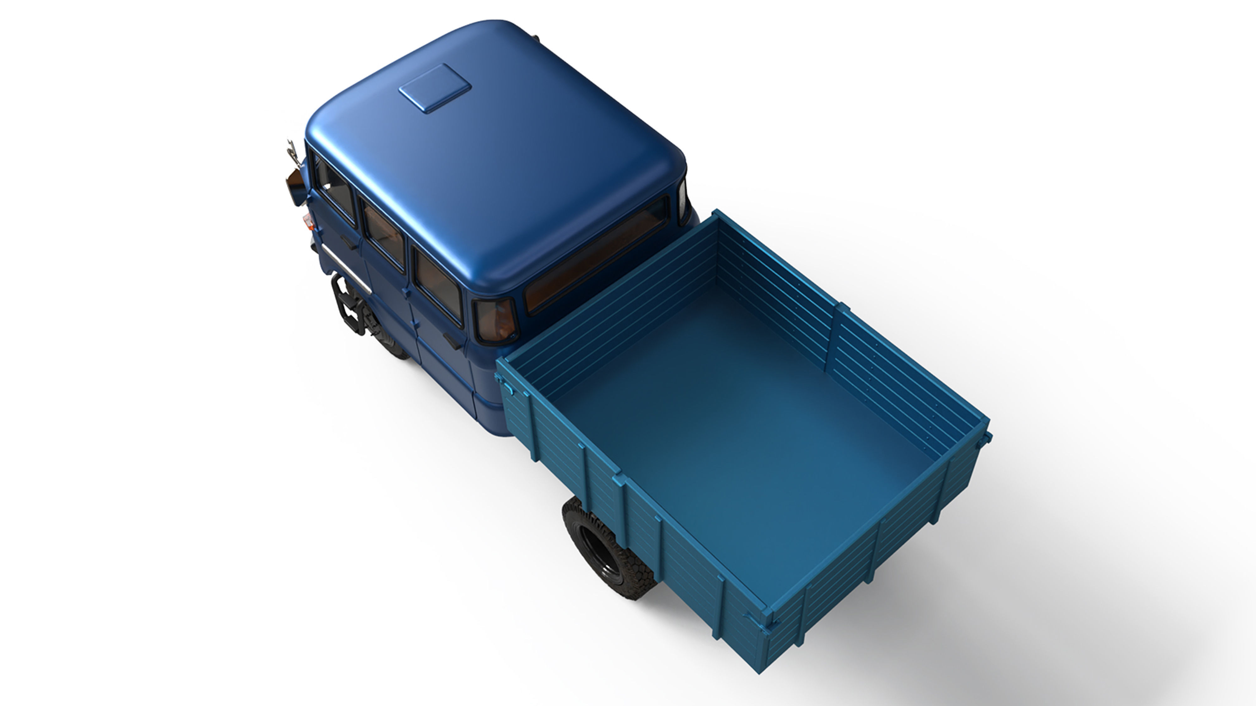 IFA W50 BTP Langkabine bautruppfahrzeug 3d model stl 3D print model_7