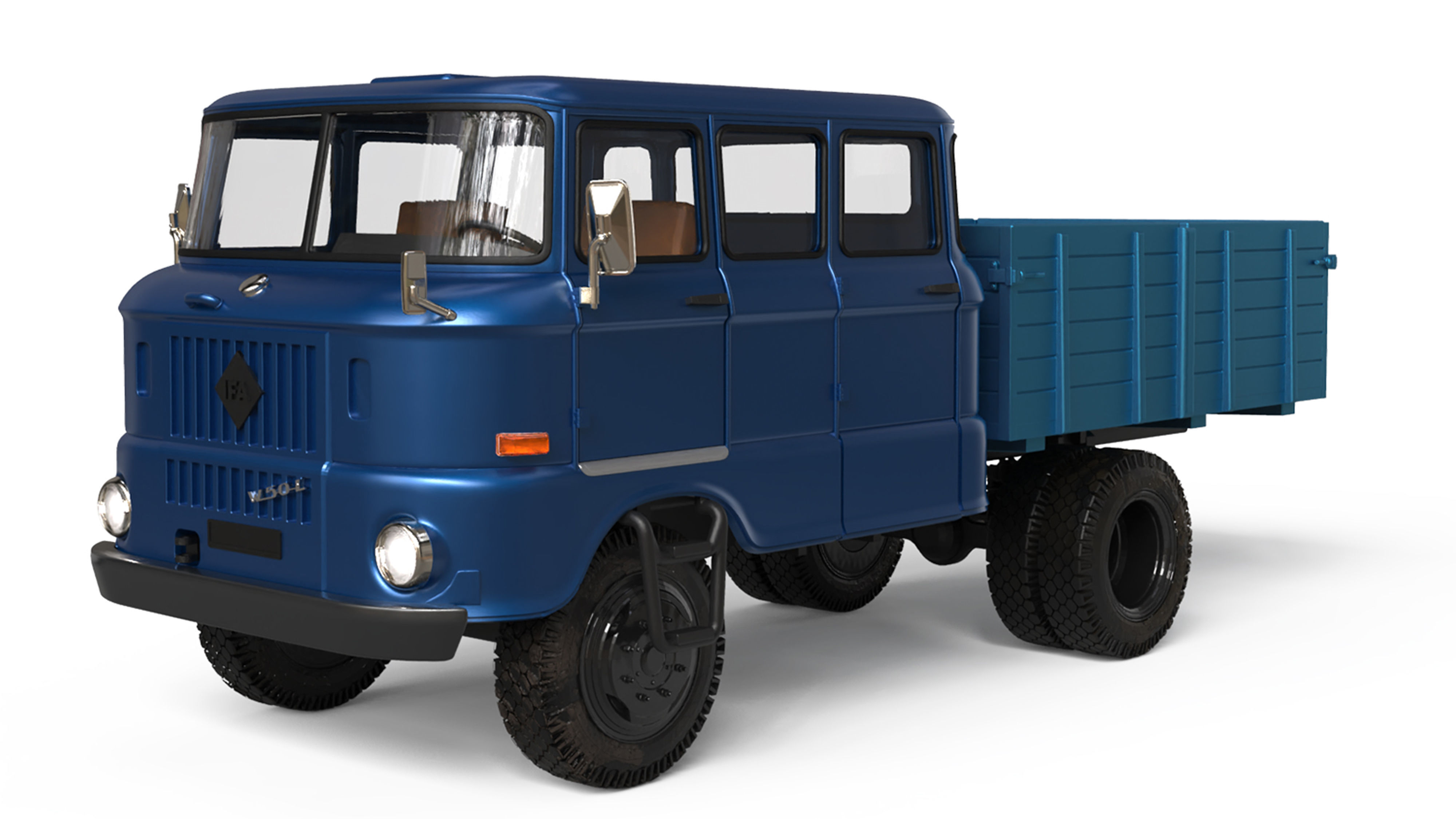 IFA W50 BTP Langkabine bautruppfahrzeug 3d model stl 3D print model_18