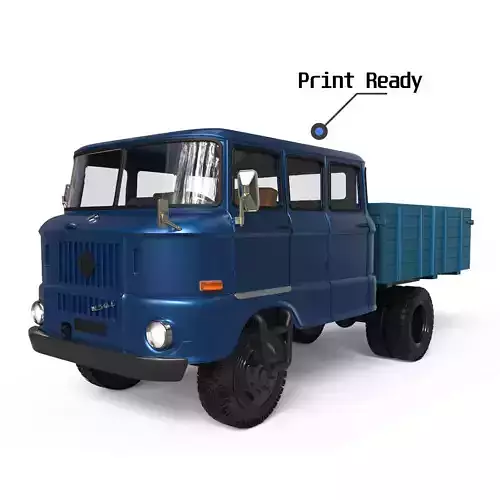 IFA W50 BTP Langkabine bautruppfahrzeug 3d model stl 3D print model