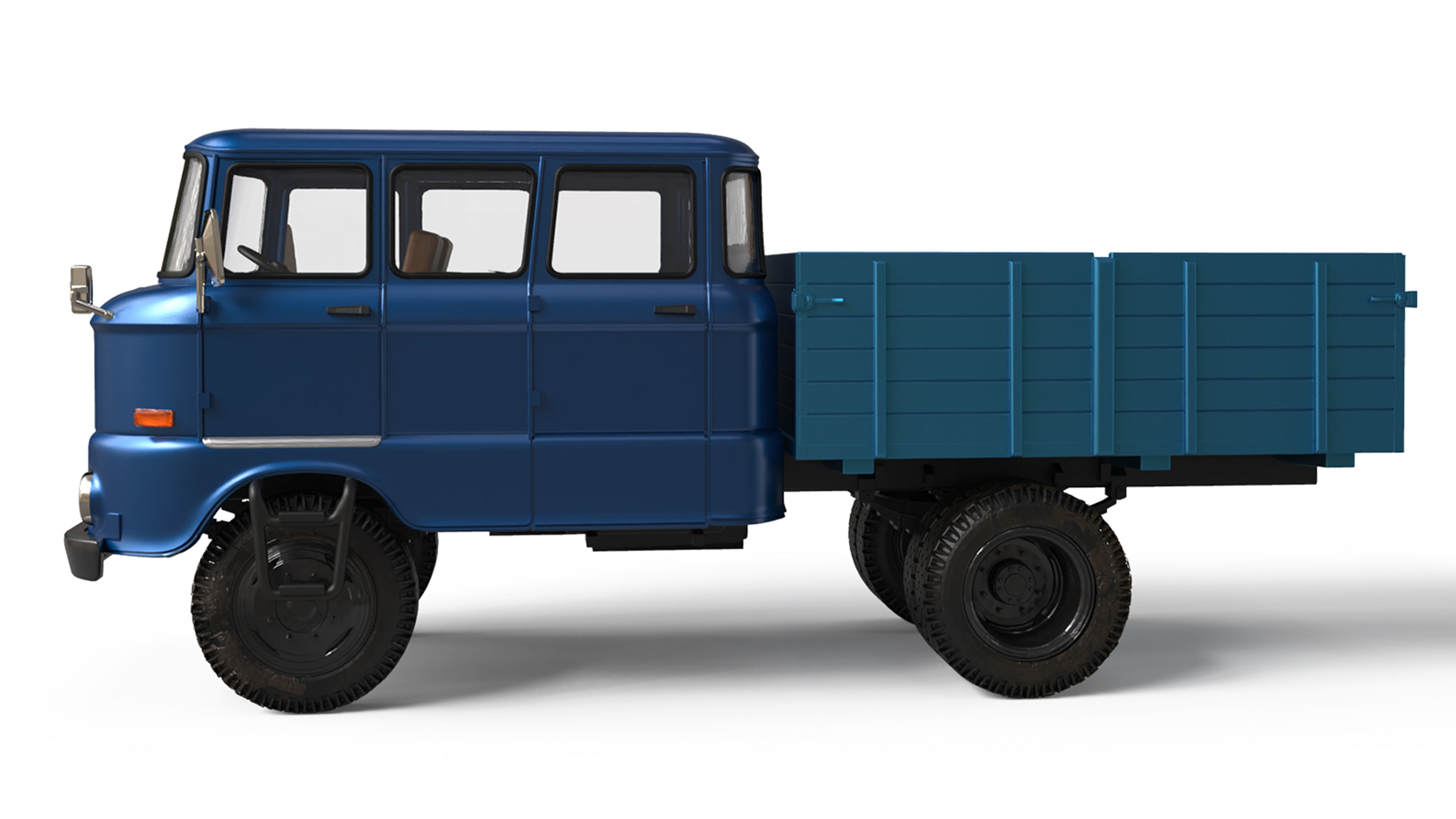 IFA W50 BTP Langkabine bautruppfahrzeug 3d model stl 3D print model_4