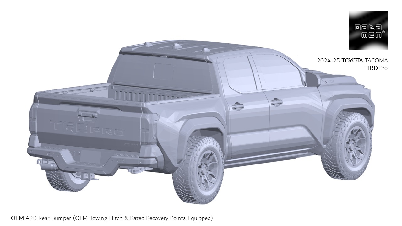 2024 2025 TOYOTA Tacoma TRD Pro 3D Scan Surface Data 3D model_22