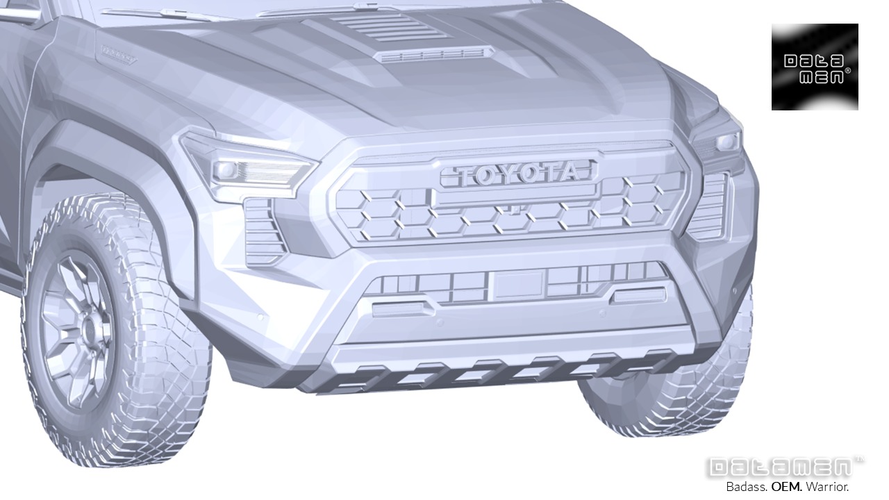 2024 2025 TOYOTA Tacoma TRD Pro 3D Scan Surface Data 3D model_17