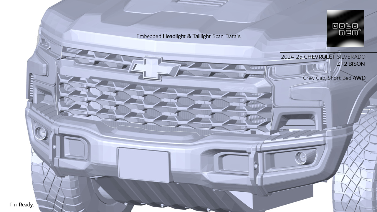2024 2025 TOYOTA Tacoma TRD Pro 3D Scan Surface Data 3D model_27