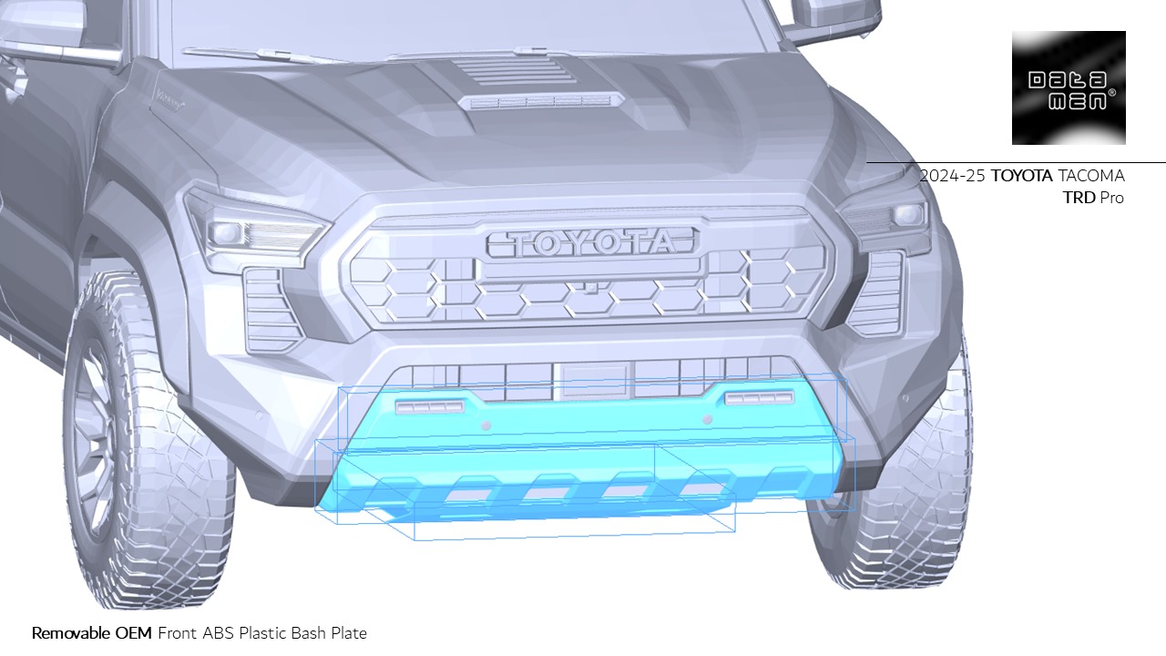 2024 2025 TOYOTA Tacoma TRD Pro 3D Scan Surface Data 3D model_31