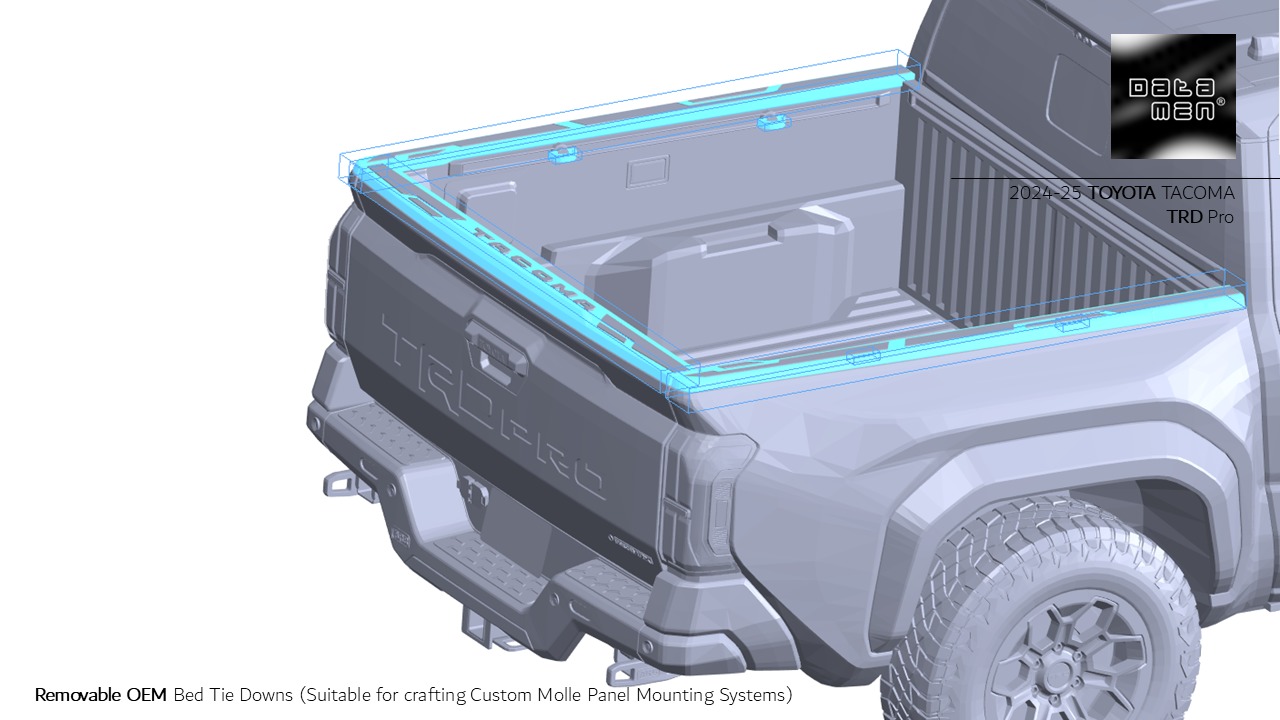 2024 2025 TOYOTA Tacoma TRD Pro 3D Scan Surface Data 3D model_23